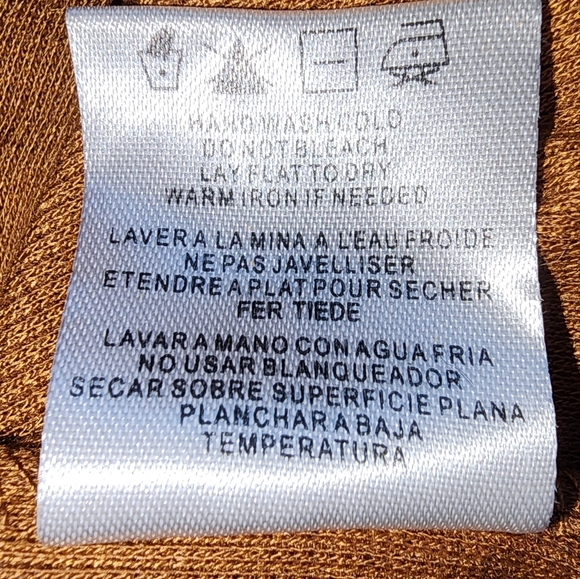 THE HANGER Womens Ribbed Rust Brown Short Sleeve Maxi Dress Size: Small NWT - Picture 8 of 8